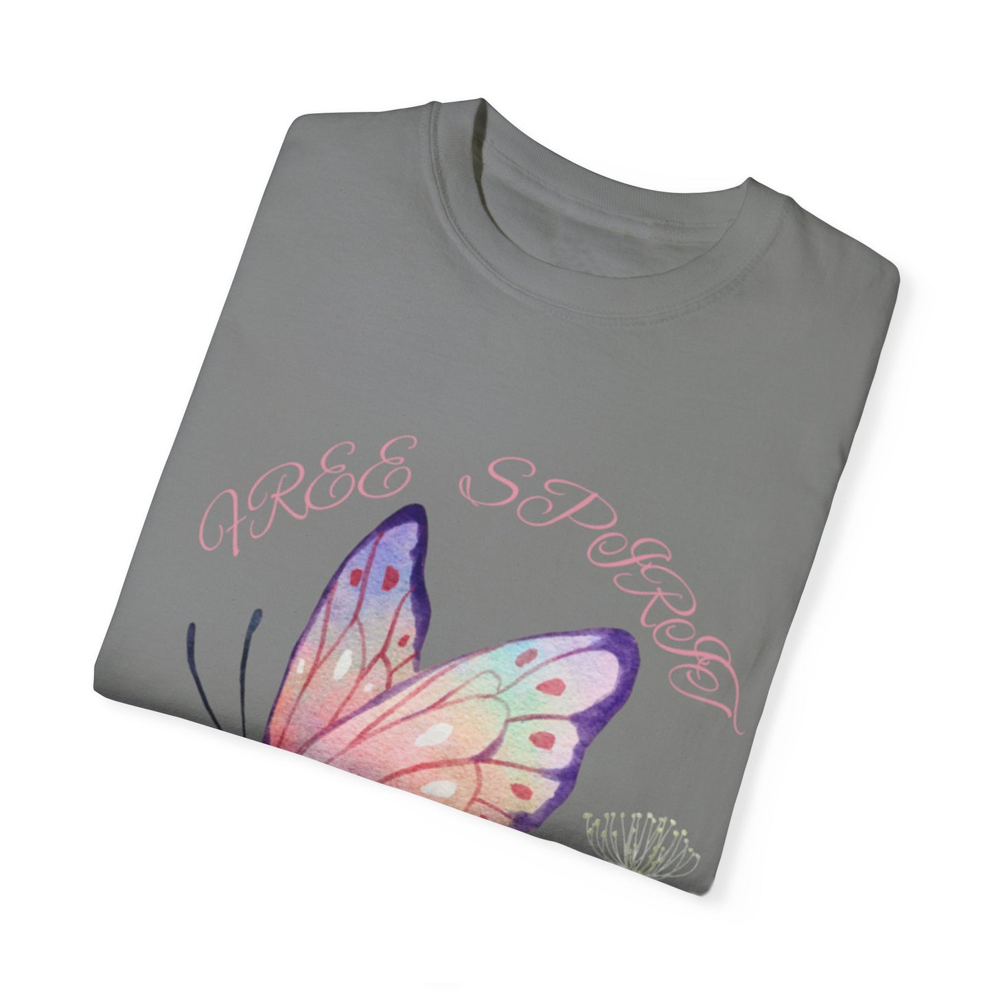 Butterfly Meadow T-Shirt, Colorful Graphic Tee for Nature Lovers, Spring Fashion, Gift for Her, Eco-Friendly Apparel