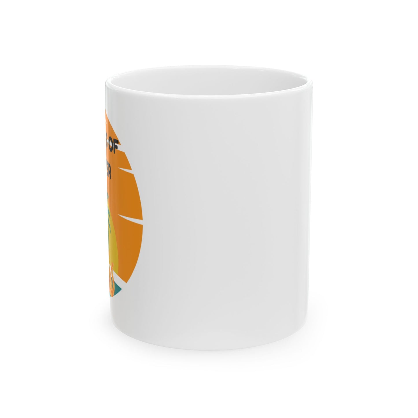 Cat days of Summer coffee mug.