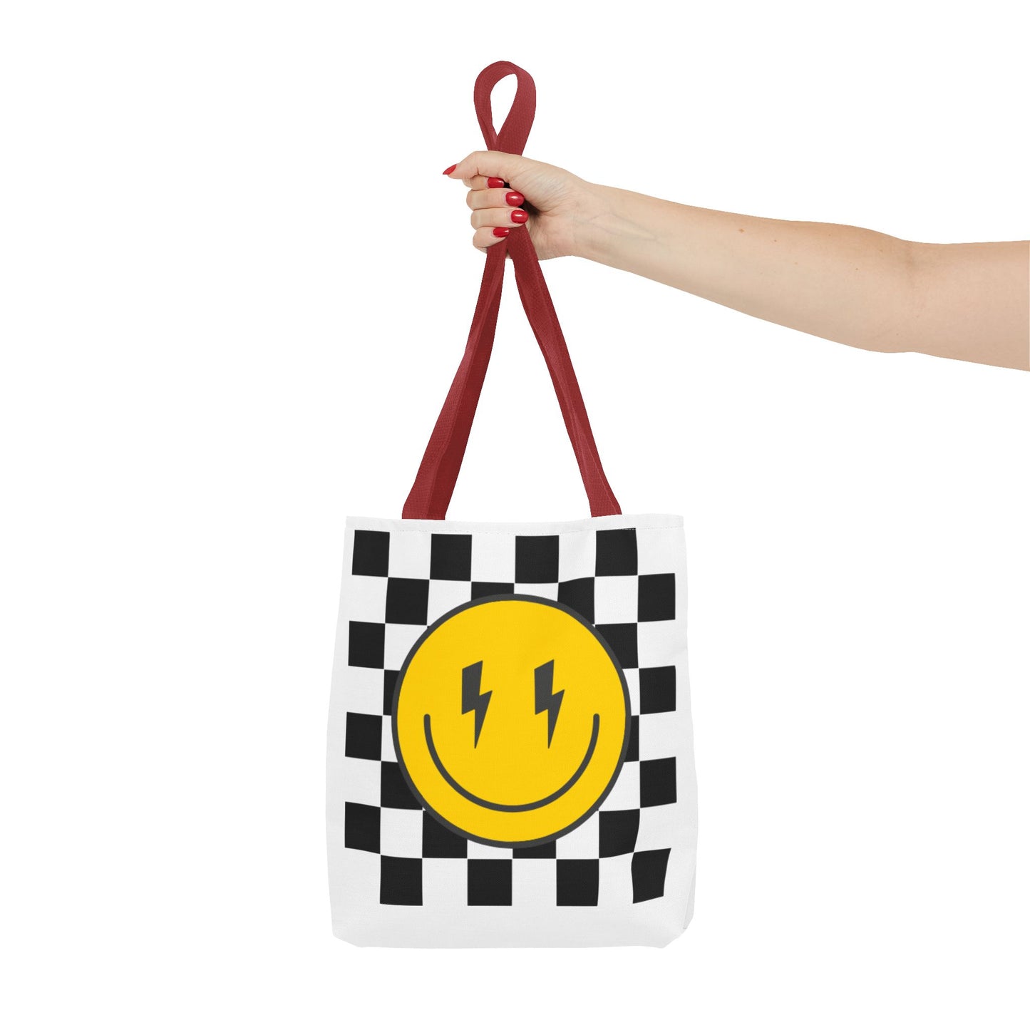 Cheerful Smiley Tote Bag, Fun Eco-Friendly Shopping Bag, Gift for Friends, Festival Essentials, Everyday Use