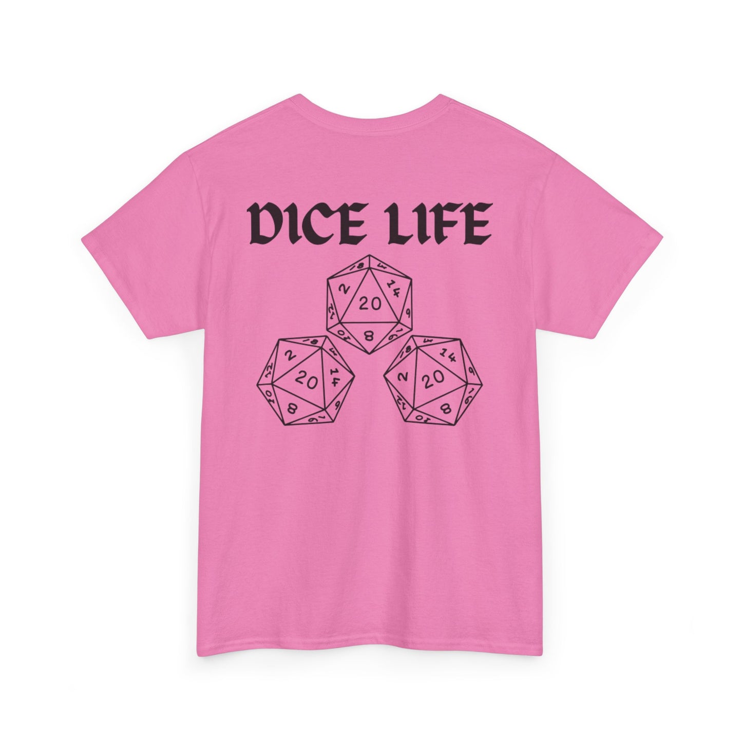 Dice Life Gaming T-Shirt, Perfect for Gamers, D&D Enthusiasts, Casual Wear, Gift for Tabletop Players, Unisex Graphic Tee
