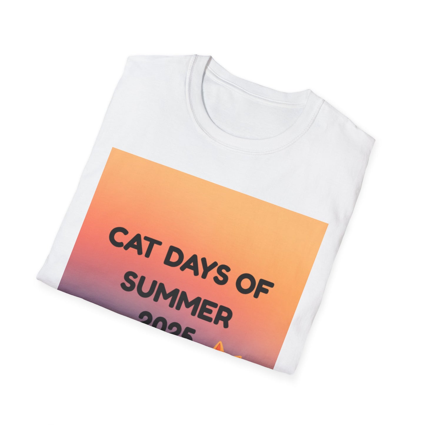Cat Days of Summer T-Shirt, Fun & Playful Tee for Cat Lovers, Summer Wear, Gift for Pet Owners, Cute Cat Shirt