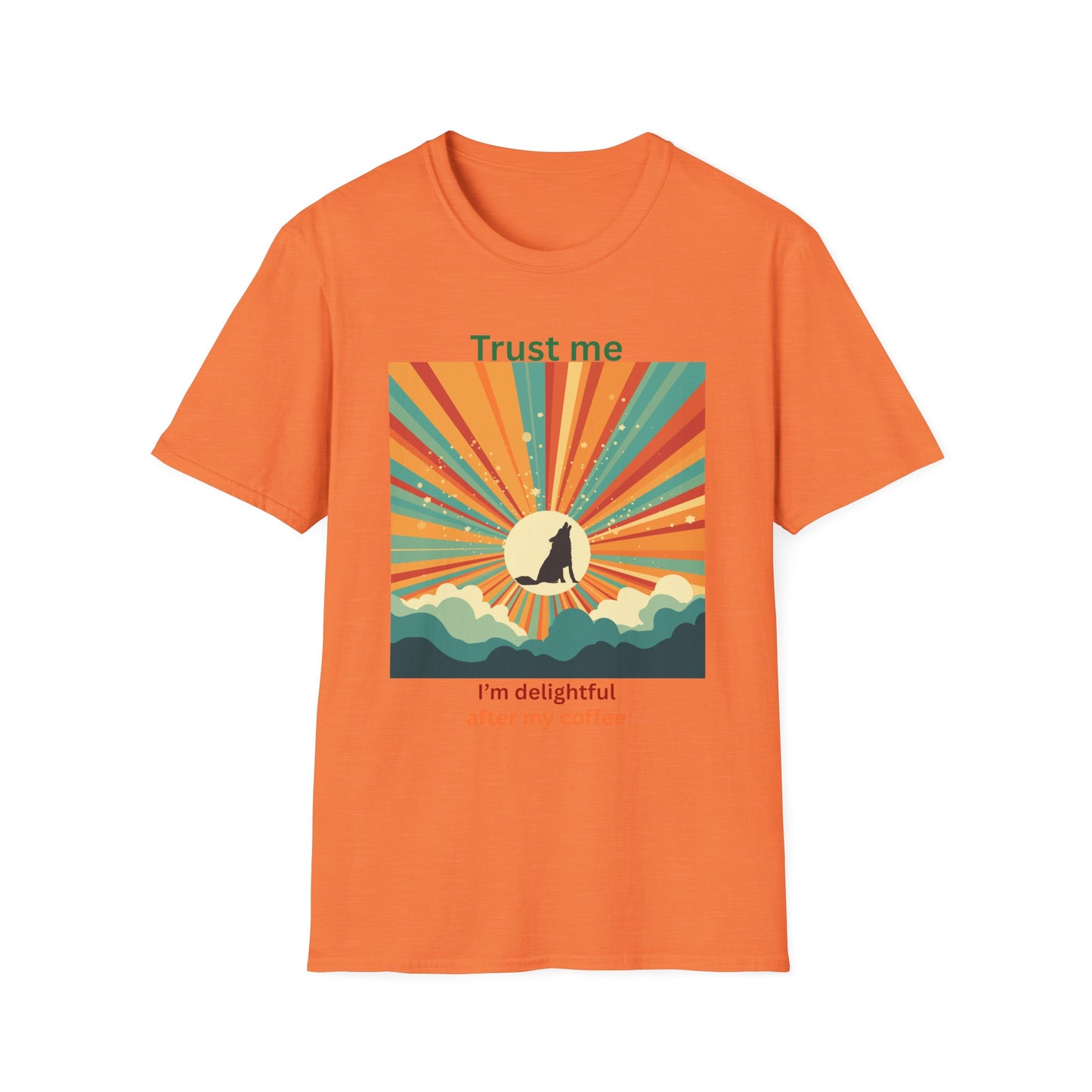 Delightful Coffee T-Shirt | Trust Me Tee | Unisex Softstyle Shirt | Gift for Coffee Lovers, Casual Wear, Funny Graphic Tee