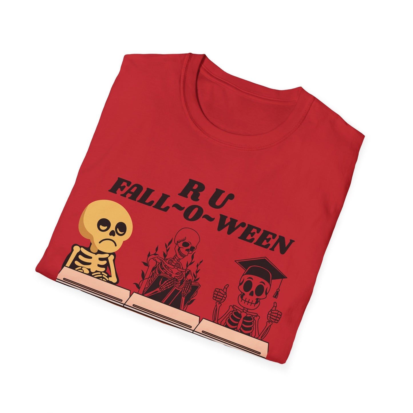 Halloween Themed T-Shirt, Spooky Costume Tee, Fall-O-Ween Graphic Shirt, Unisex Fall Apparel, Perfect for Parties