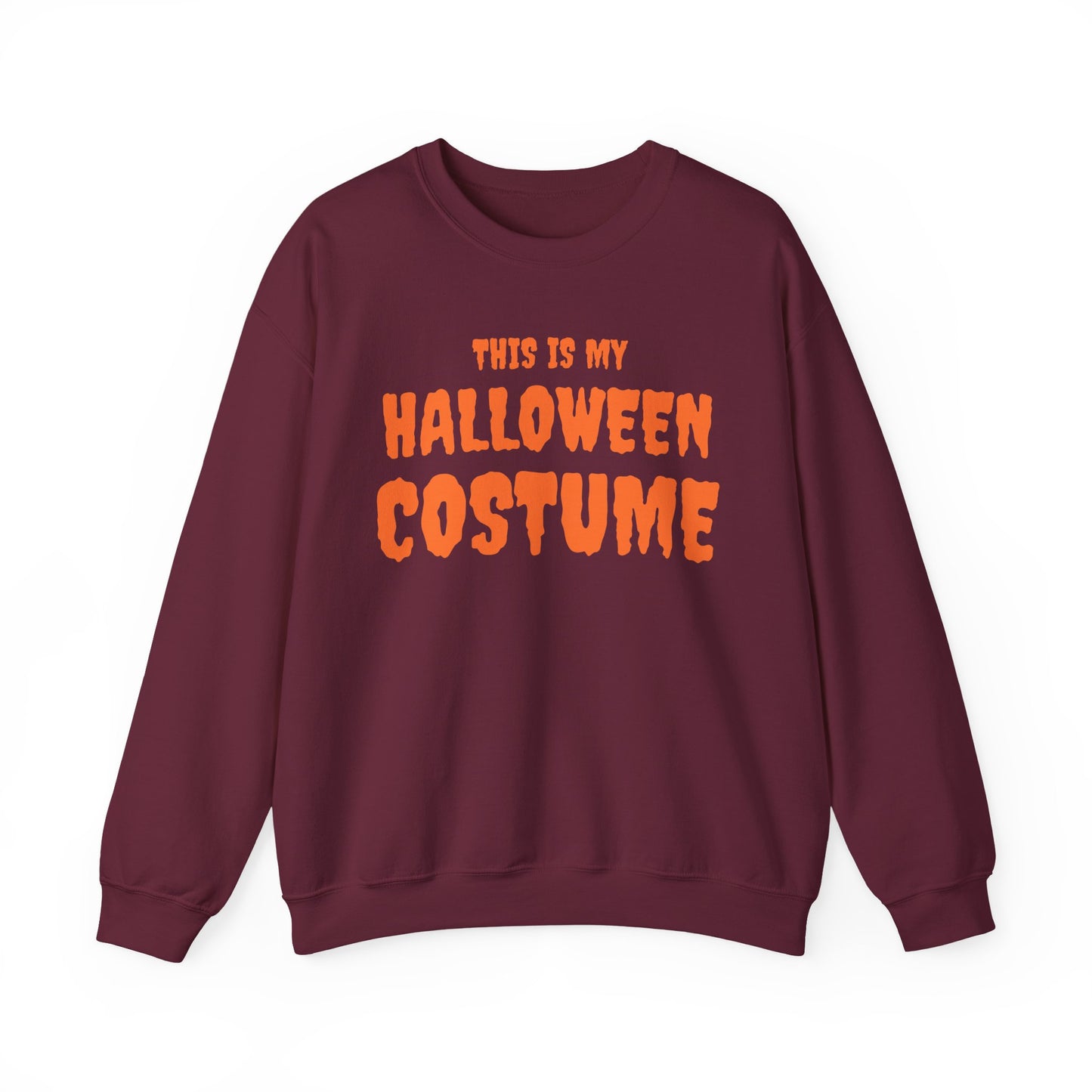 Halloween Costume Crewneck Sweatshirt, Unisex Sweatshirt, Cozy Halloween Apparel, Festive Fall Clothing, Halloween Party Outfit