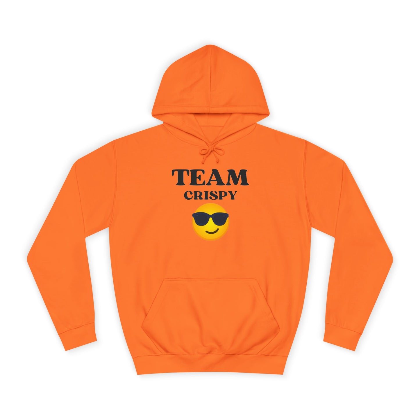 Cool College Hoodie - Team Crispy, Unisex Sweatshirt, Perfect for Students, Cozy Gift for Graduates, Casual Everyday Wear