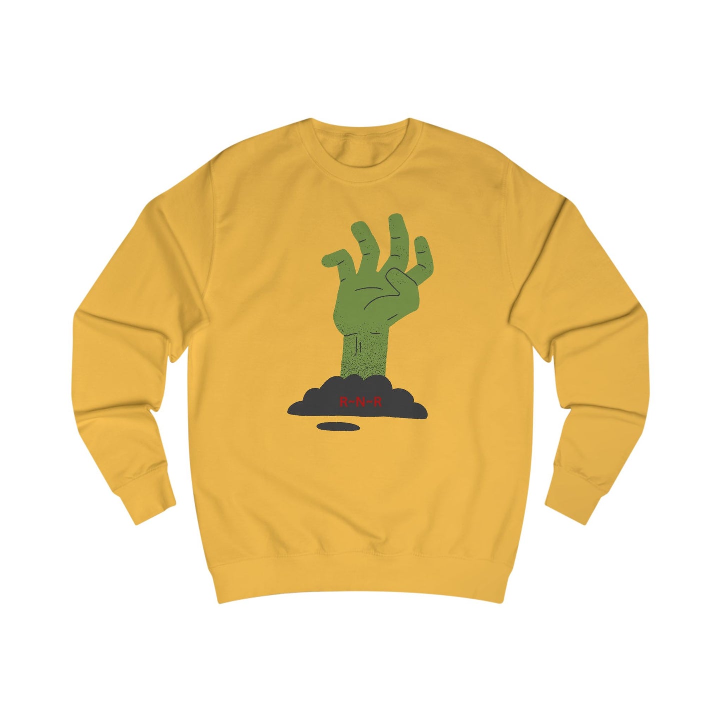 Zombie Hand Unisex Sweatshirt | Cute Horror Apparel for Halloween, Unique Gift, Cozy Lounge Wear, Spooky Season Fashion