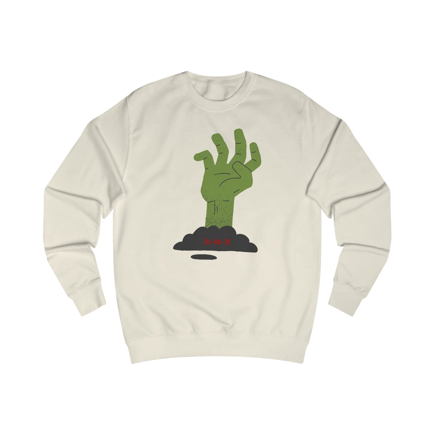 Zombie Hand Unisex Sweatshirt | Cute Horror Apparel for Halloween, Unique Gift, Cozy Lounge Wear, Spooky Season Fashion