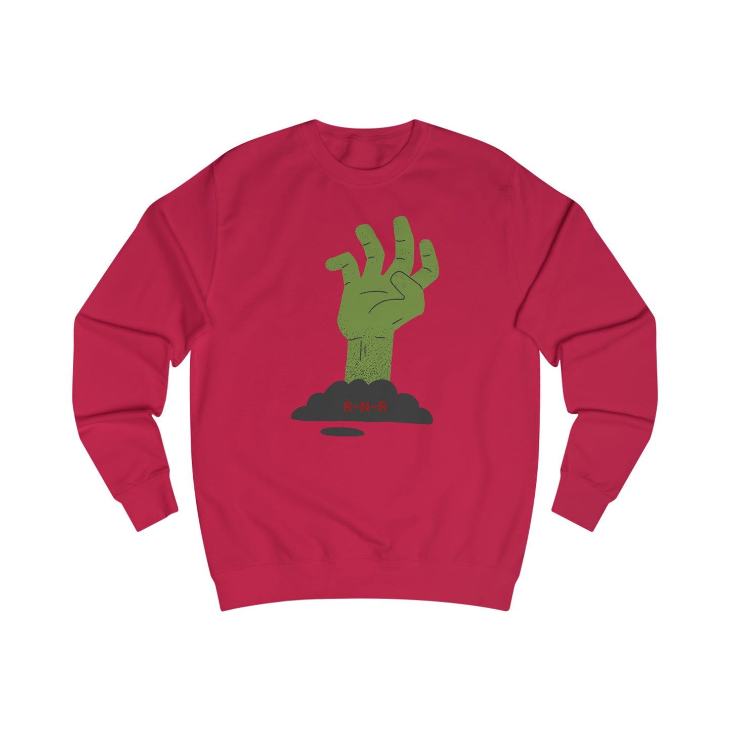 Zombie Hand Unisex Sweatshirt | Cute Horror Apparel for Halloween, Unique Gift, Cozy Lounge Wear, Spooky Season Fashion