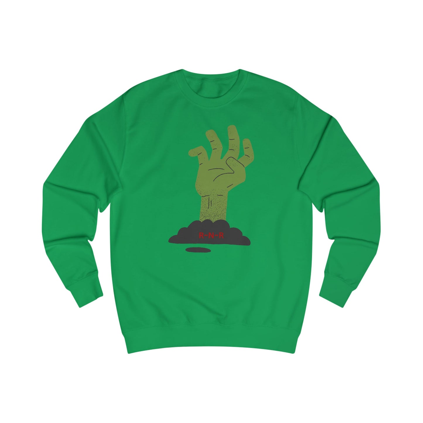 Zombie Hand Unisex Sweatshirt | Cute Horror Apparel for Halloween, Unique Gift, Cozy Lounge Wear, Spooky Season Fashion