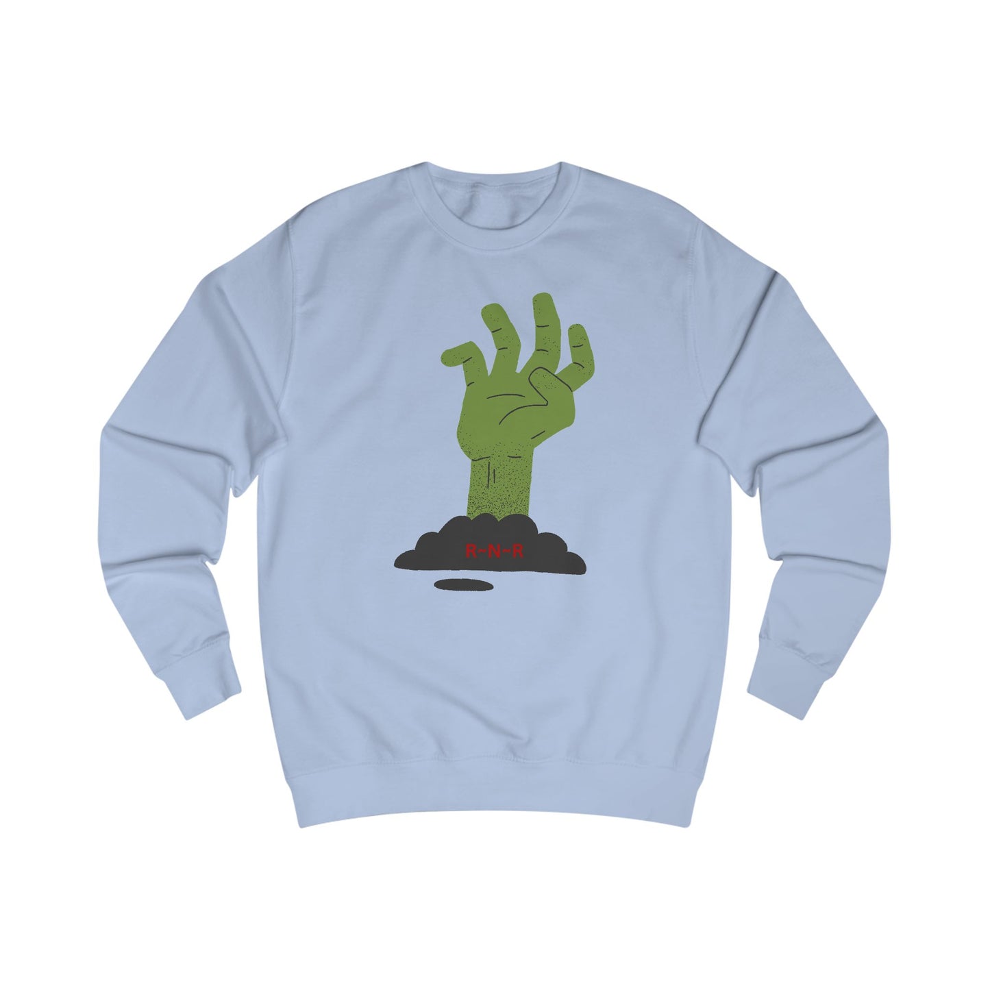 Zombie Hand Unisex Sweatshirt | Cute Horror Apparel for Halloween, Unique Gift, Cozy Lounge Wear, Spooky Season Fashion