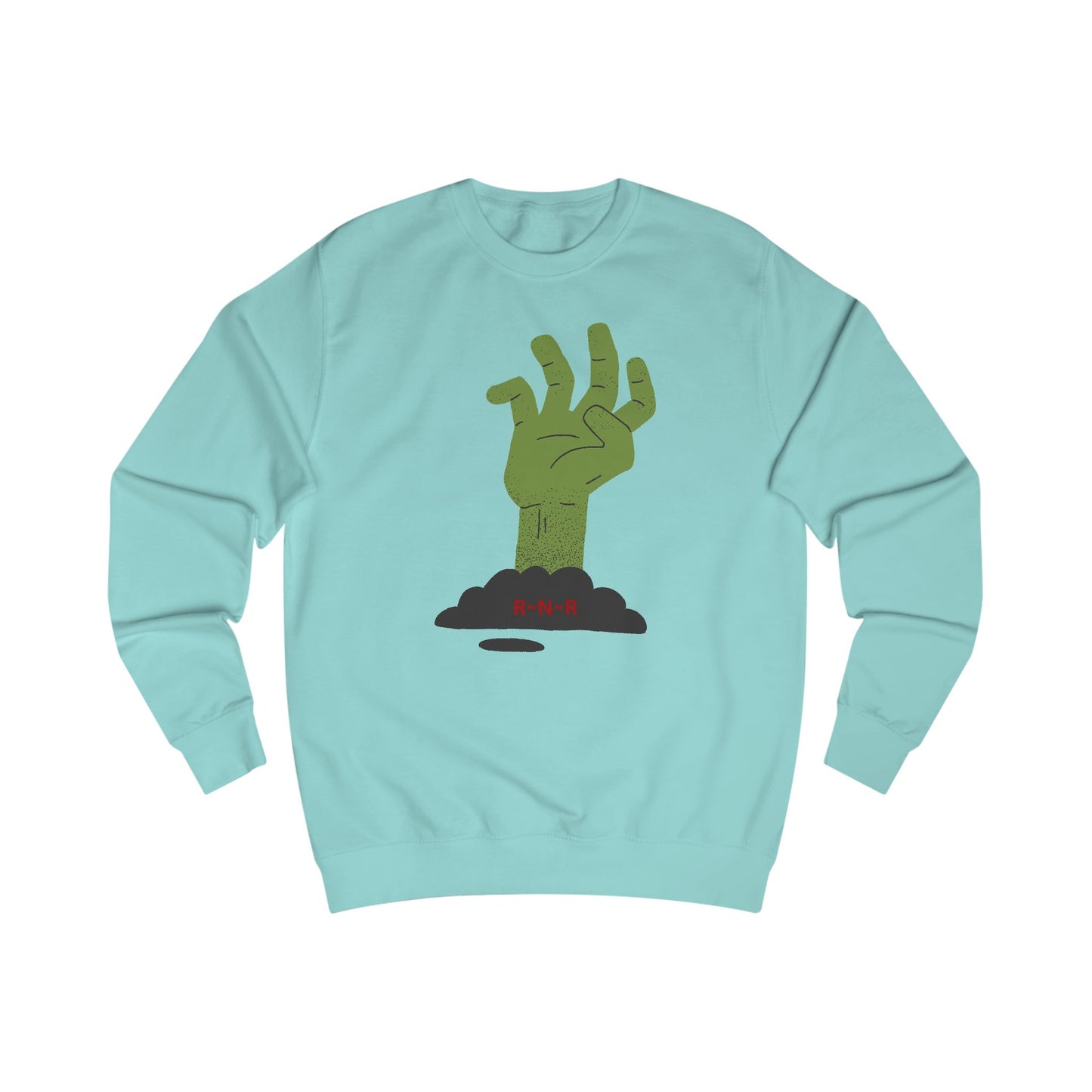 Zombie Hand Unisex Sweatshirt | Cute Horror Apparel for Halloween, Unique Gift, Cozy Lounge Wear, Spooky Season Fashion