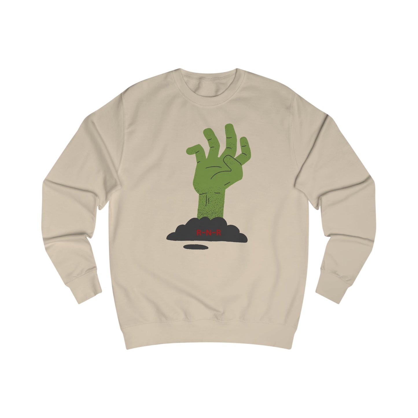 Zombie Hand Unisex Sweatshirt | Cute Horror Apparel for Halloween, Unique Gift, Cozy Lounge Wear, Spooky Season Fashion