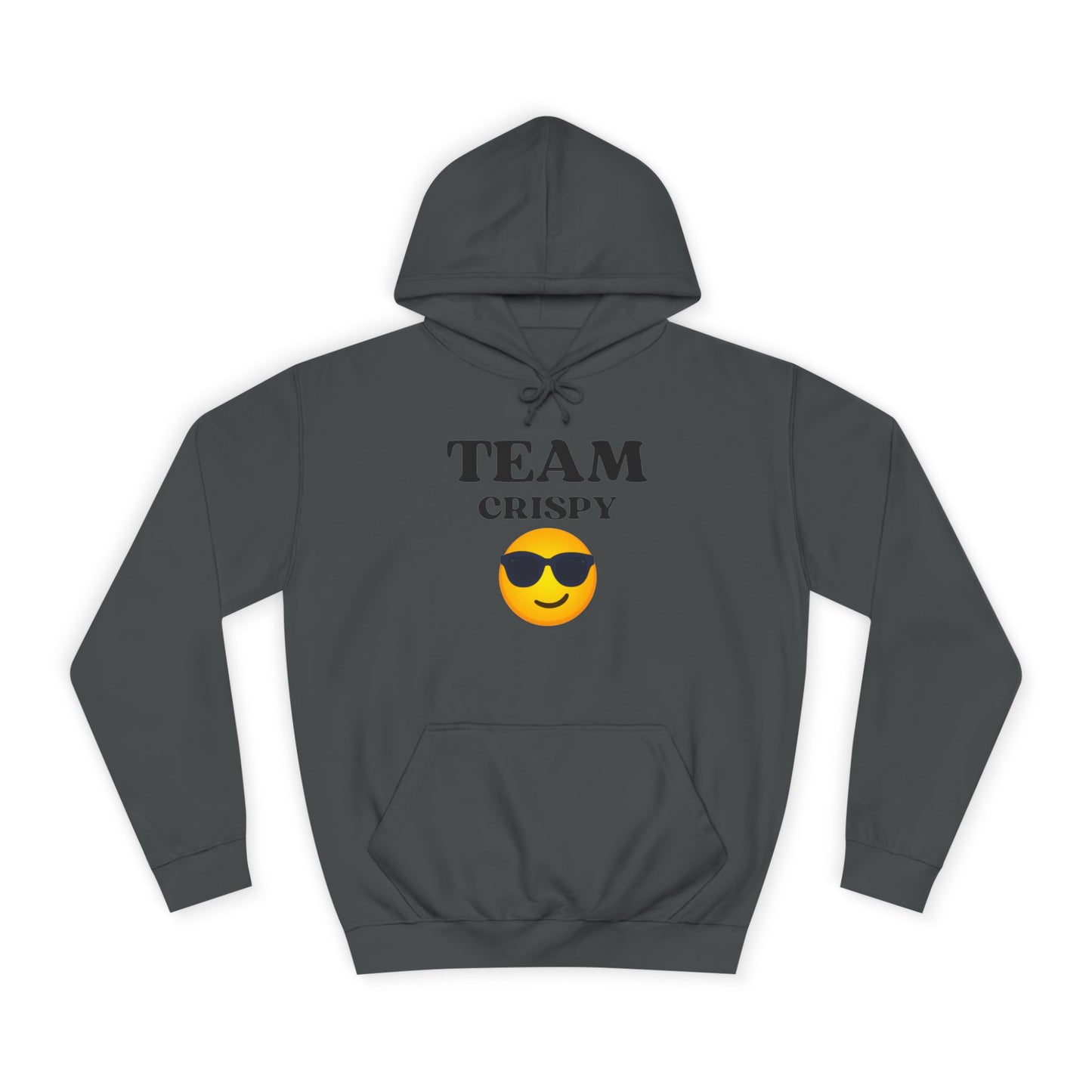 Cool College Hoodie - Team Crispy, Unisex Sweatshirt, Perfect for Students, Cozy Gift for Graduates, Casual Everyday Wear
