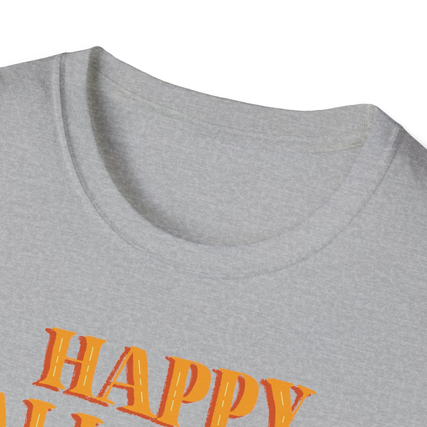 Happy Halloween Ghost T-Shirt, Cute Halloween Tee, Unisex Graphic T-Shirt, Fall Apparel, Spooky Season Shirt, Trick or Treat Top