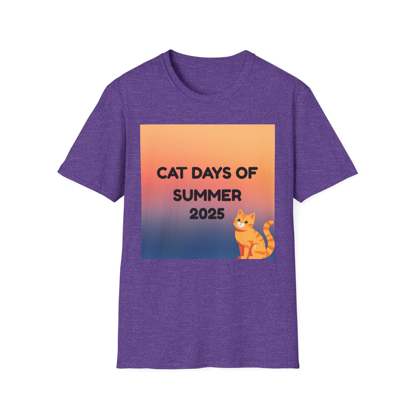 Cat Days of Summer T-Shirt, Fun & Playful Tee for Cat Lovers, Summer Wear, Gift for Pet Owners, Cute Cat Shirt