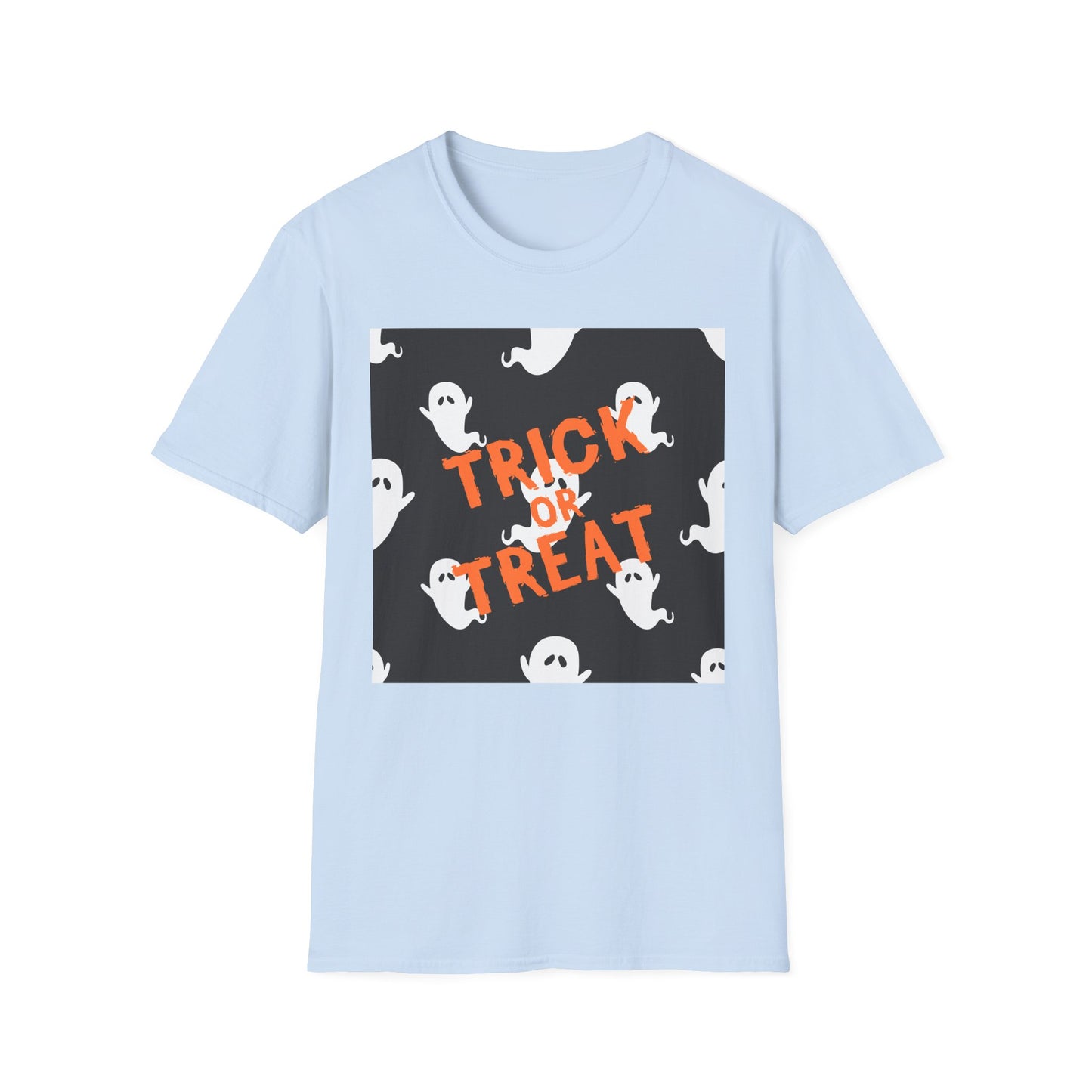 Halloween Ghost T-Shirt, Spooky Unisex Tee, Trick or Treat Shirt, Fall Fashion, Halloween Party Outfit, Casual Wear