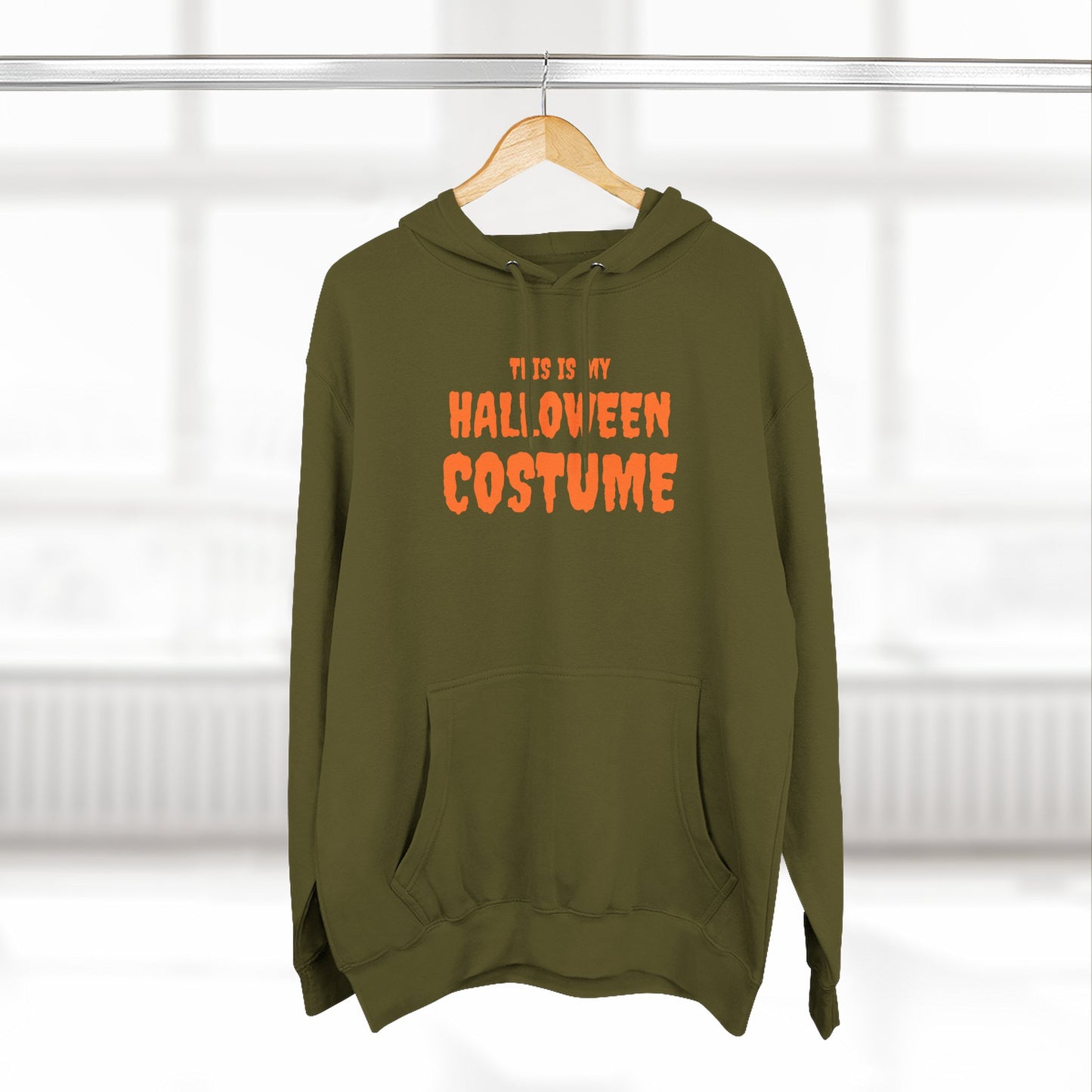 Halloween Costume Hoodie, Funny Costume Sweatshirt, Party Outfit, Fall Apparel, Trick or Treat, Spooky Season Fashion