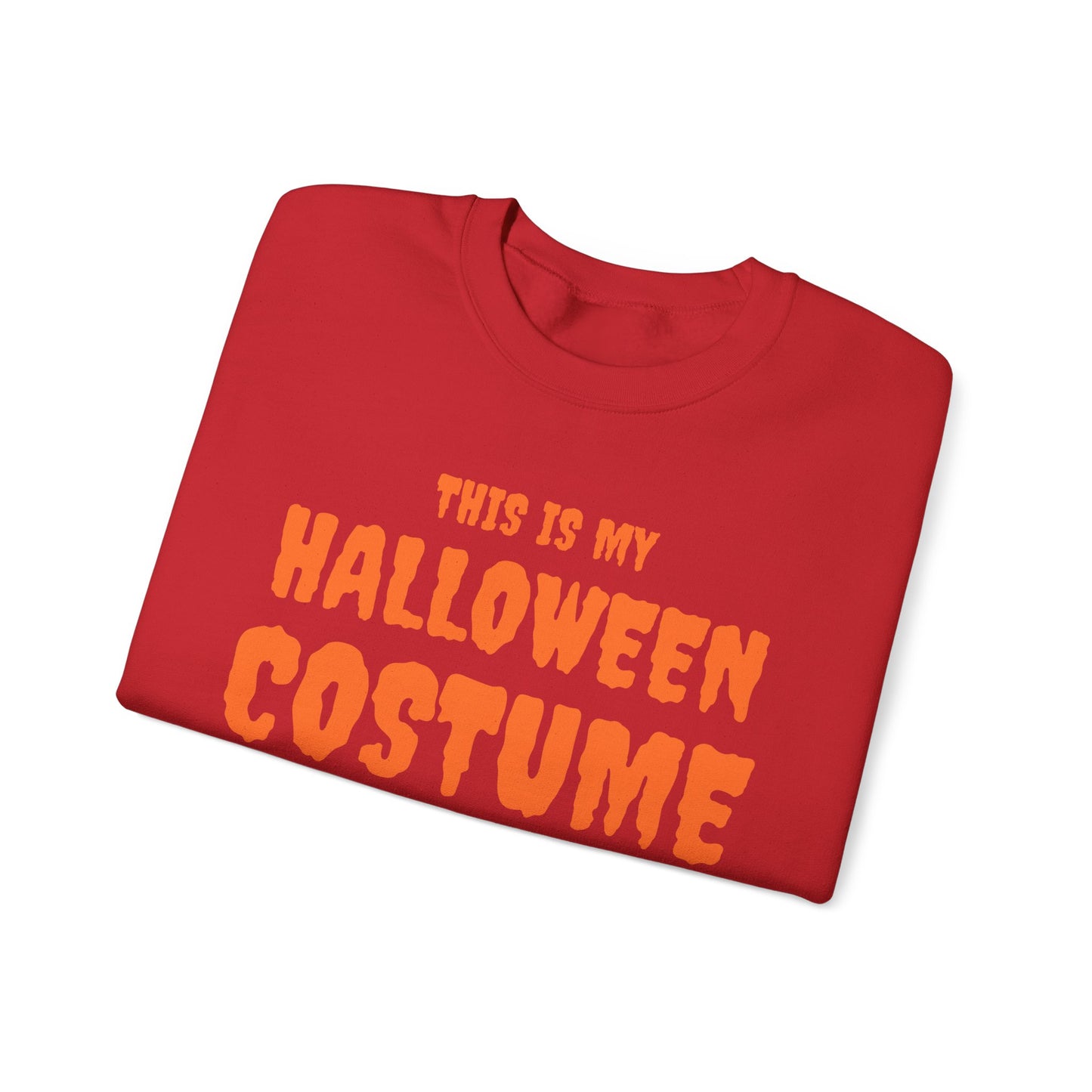 Halloween Costume Crewneck Sweatshirt, Unisex Sweatshirt, Cozy Halloween Apparel, Festive Fall Clothing, Halloween Party Outfit