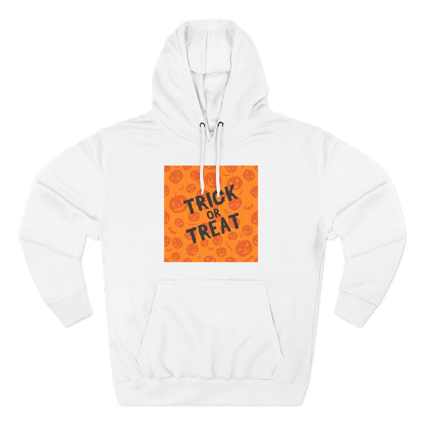 Halloween Trick or Treat Hoodie, Cozy Fleece Sweatshirt for Fall, Halloween Costume, Holiday Gift, Spooky Season Apparel