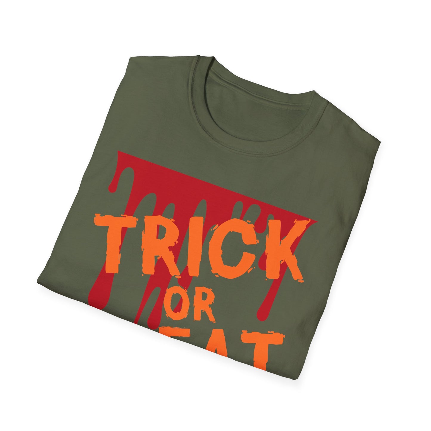 Halloween Trick or Treat Unisex T-Shirt, Spooky Costume Tee, Fall Festival Wear, Halloween Party Shirt, Yearly Autumn Apparel