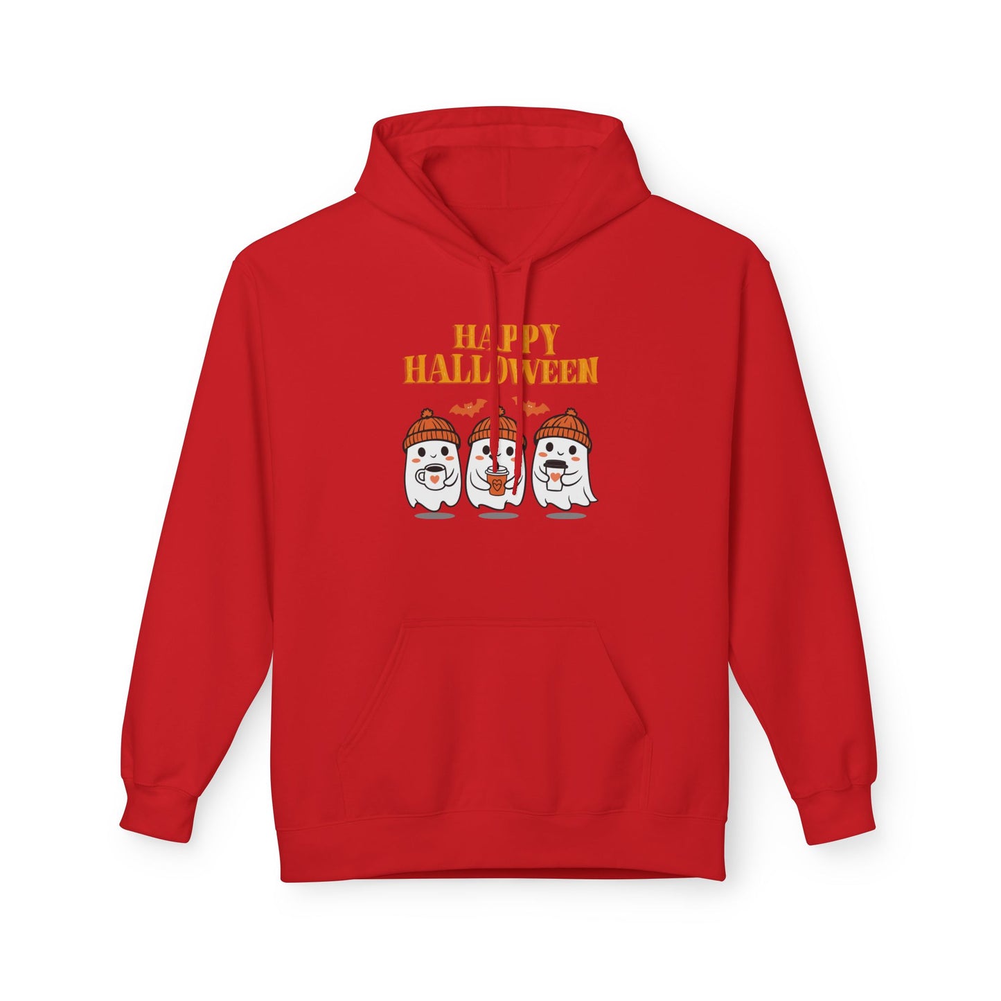 Halloween Ghosts Unisex Hoodie, Cozy Fall Apparel, Spooky Season Sweatshirt, Happy Halloween Gift, Cute Halloween Clothing