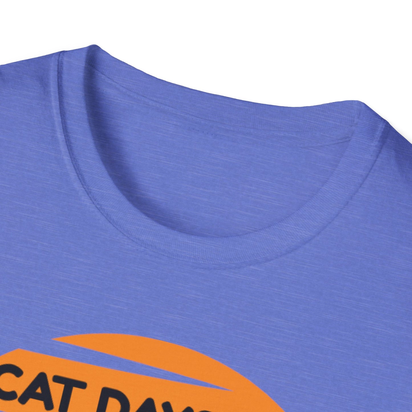 Cat Days of Summer Unisex Softstyle T-Shirt, Cute Cat Shirt, Summer Tee, Vacation Top, Animal Lover Gift, Fun Relaxed Fit