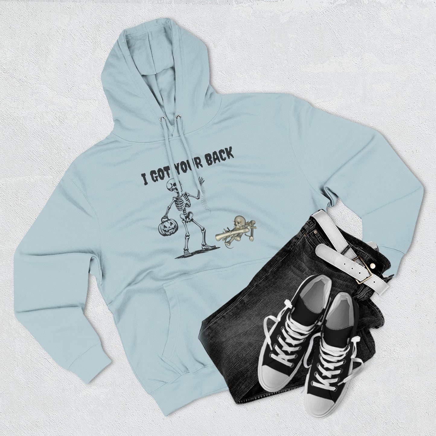 Fun Skeleton Hoodie, Halloween Gift, Cozy Fleece Sweatshirt, Unisex Pullover, Casual Wear, Unique Hoodie for Friends