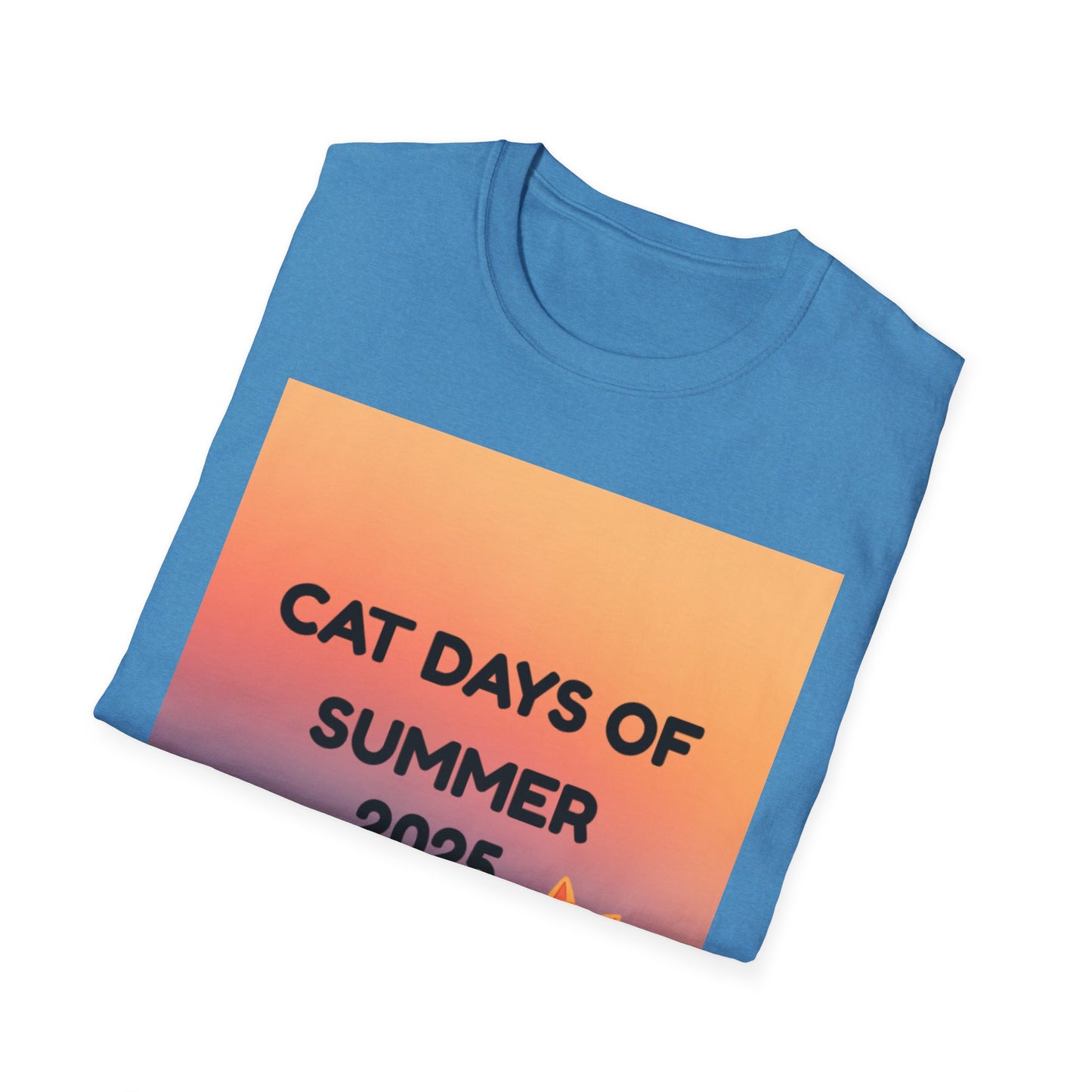 Cat Days of Summer T-Shirt, Fun & Playful Tee for Cat Lovers, Summer Wear, Gift for Pet Owners, Cute Cat Shirt