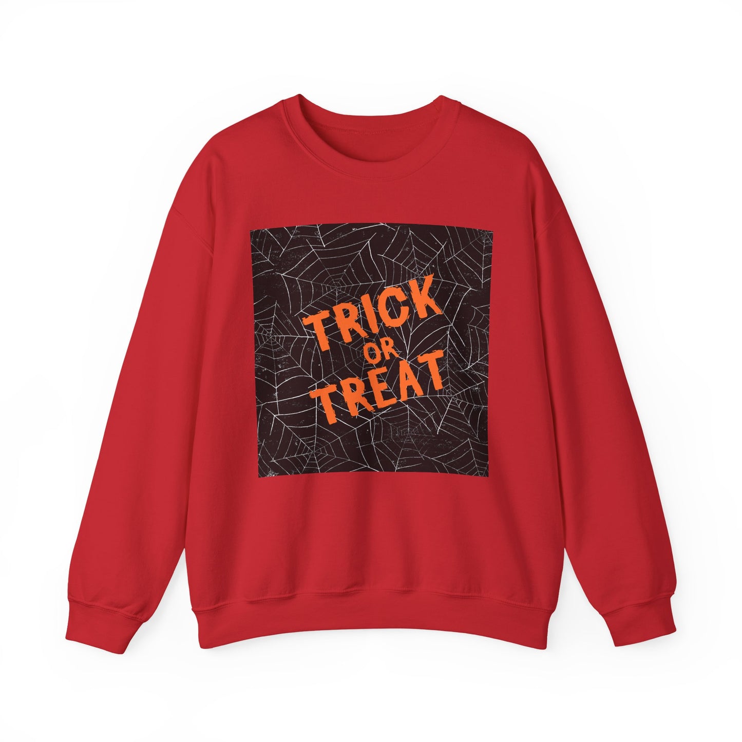 Halloween Trick or Treat Sweatshirt, Unisex Crewneck, Cozy Fall Fashion, Halloween Gatherings, Spooky Season Essentials
