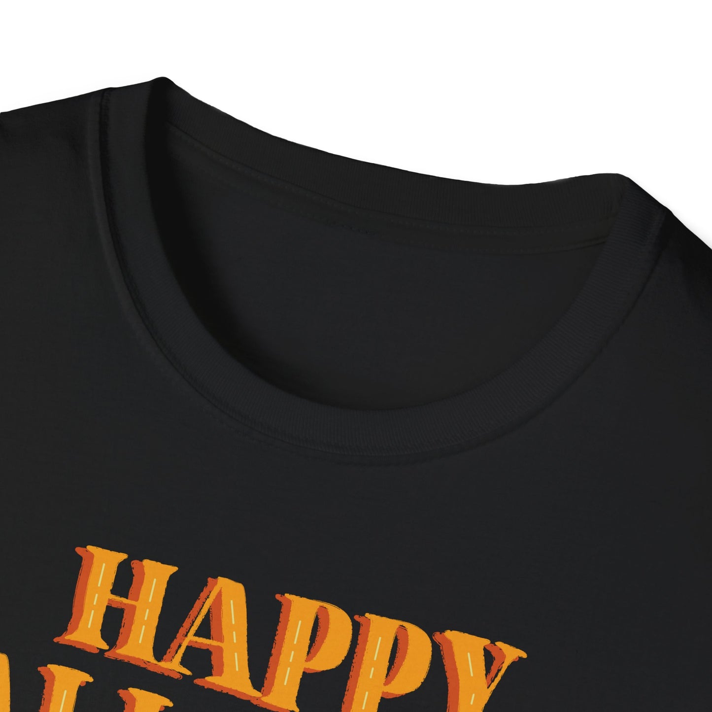 Happy Halloween Ghost T-Shirt, Cute Halloween Tee, Unisex Graphic T-Shirt, Fall Apparel, Spooky Season Shirt, Trick or Treat Top