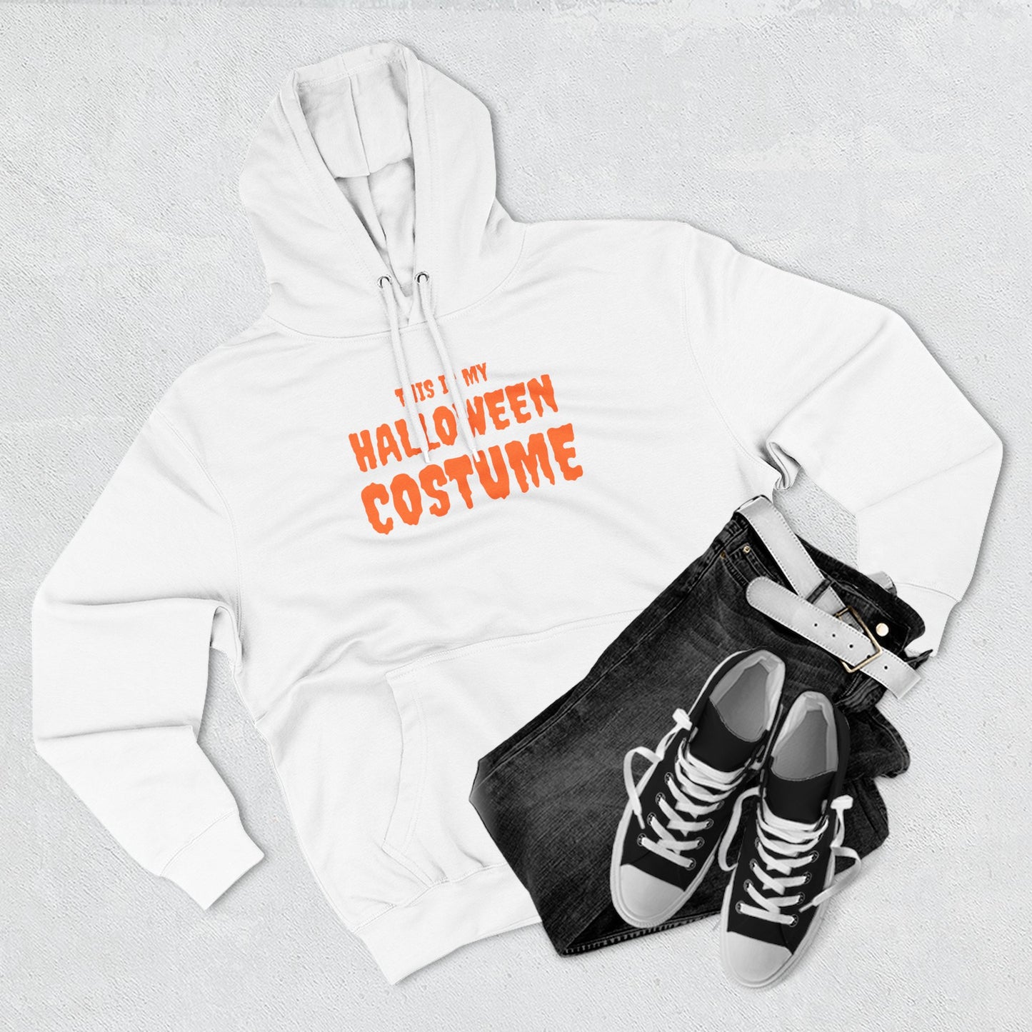 Halloween Costume Hoodie, Funny Costume Sweatshirt, Party Outfit, Fall Apparel, Trick or Treat, Spooky Season Fashion
