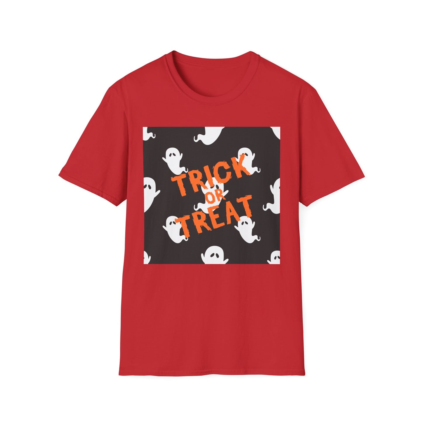 Halloween Ghost T-Shirt, Spooky Unisex Tee, Trick or Treat Shirt, Fall Fashion, Halloween Party Outfit, Casual Wear