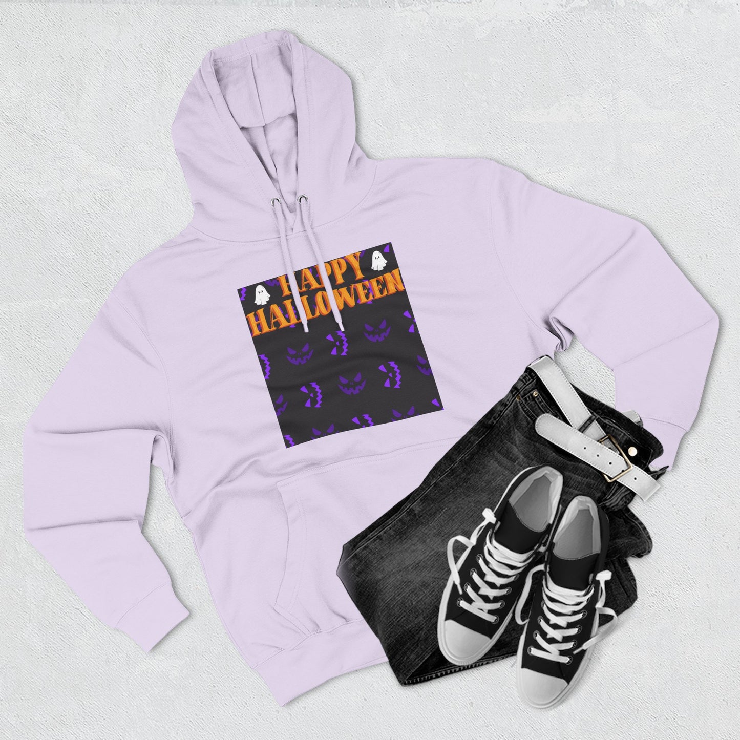 Halloween Fleece Hoodie, Cozy Fall Apparel, Unisex Halloween Clothing, Spooky Season Gift, Warm Fall Layers, Trick or Treat Hoodie