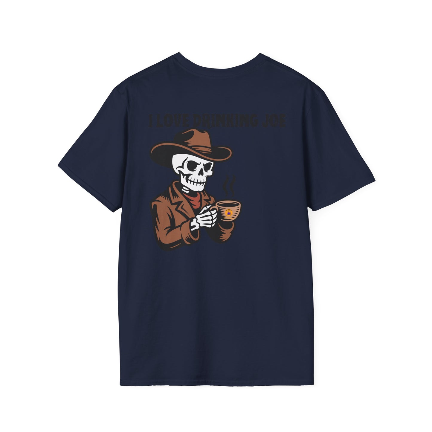 Cool Skull Coffee Lover T-Shirt, Graphic Tee for Coffee Lovers, Funny Unisex T-Shirt, Skeleton Shirt, Gift for Him/Her