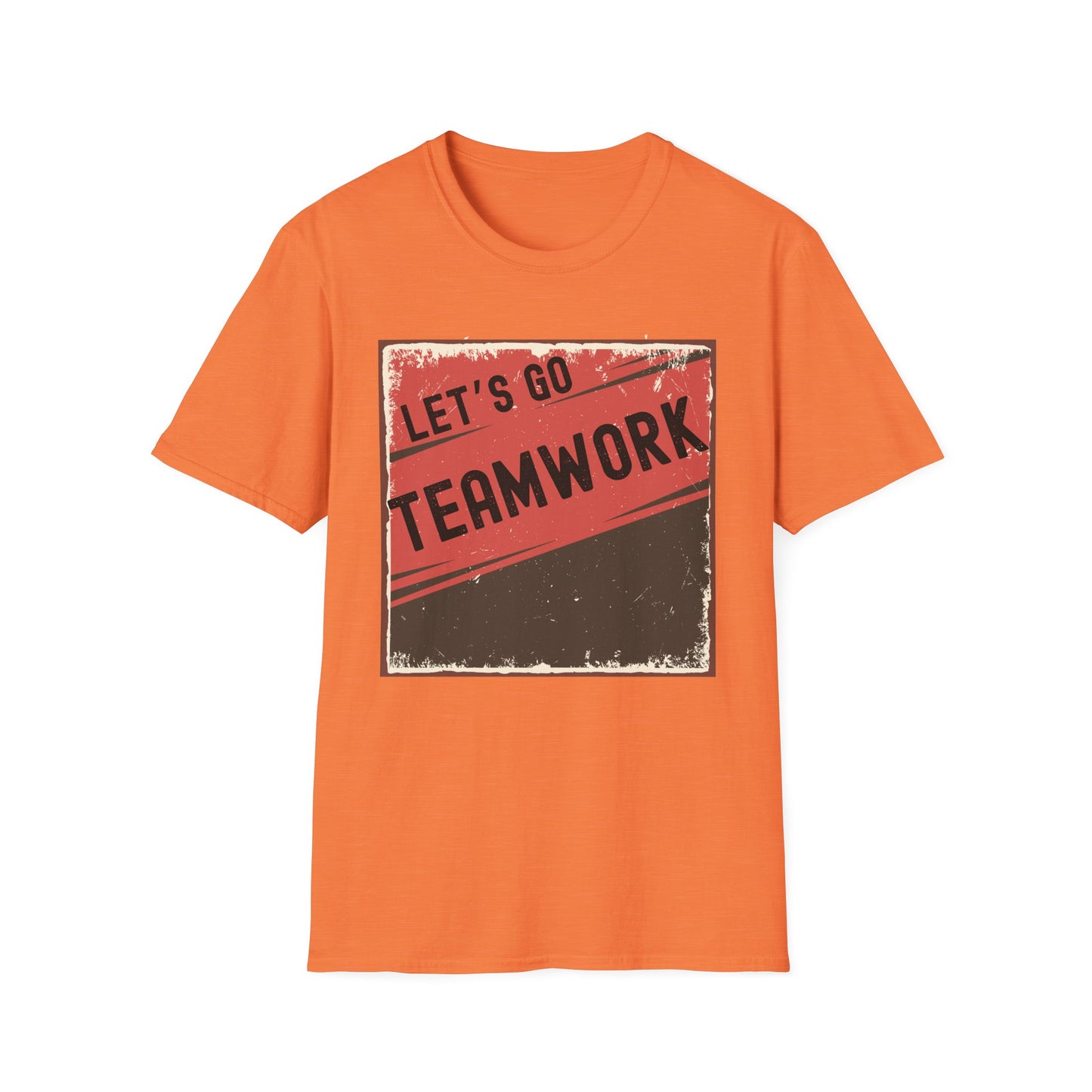 Let's Go Teamwork Unisex T-Shirt - Motivational Team Spirit Tee, Ideal for Sports Events, Team Outings, Fundraisers, Gifts