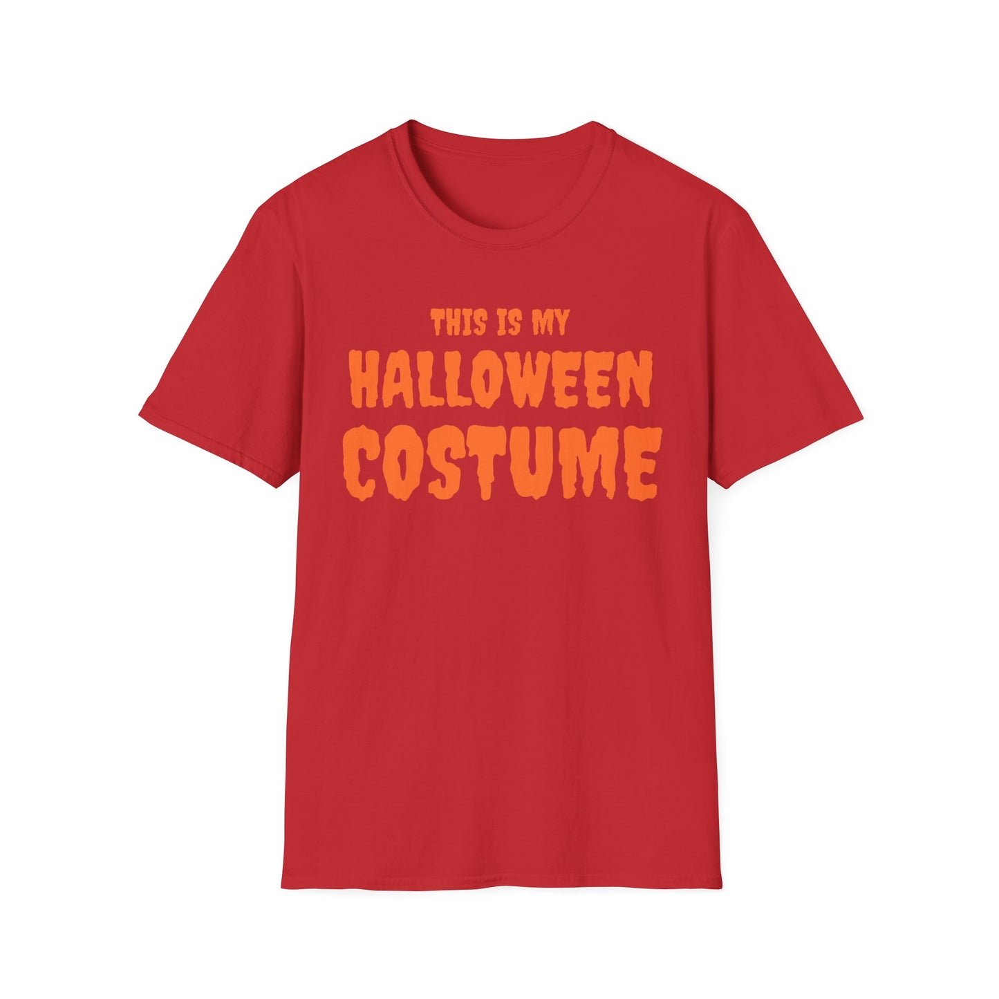 Halloween Costume T-Shirt, Fun Unisex Tee, Spooky Season Apparel, Casual Halloween Wear, Trick or Treat Shirt, Gift for Halloween Lovers