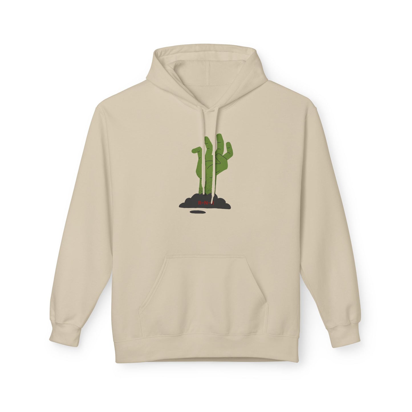 Zombie Hand Graphic Hoodie, Unisex Fleece Sweatshirt, Halloween Apparel, Cozy Hoodie, Unique Gift for Nerds
