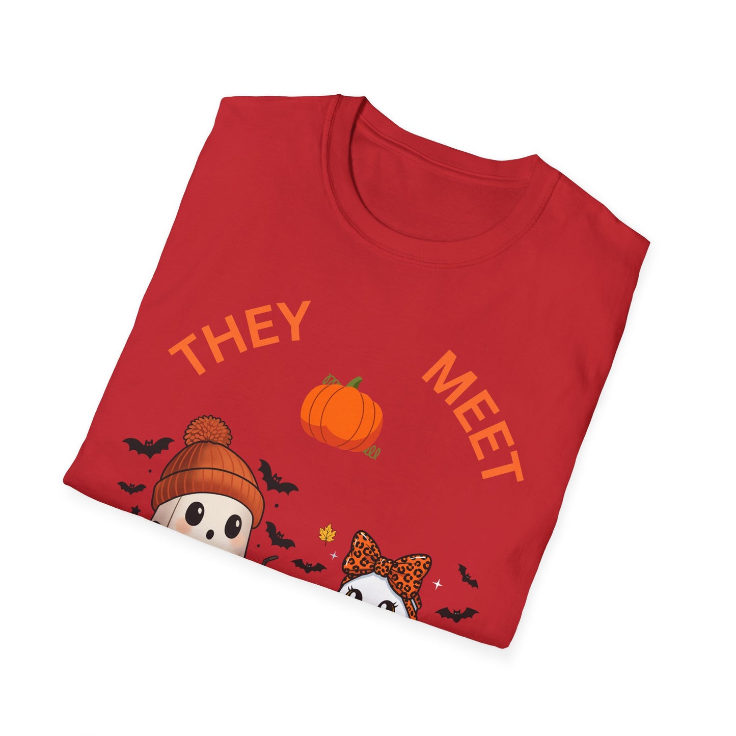 Cute Halloween Ghosts Unisex T-Shirt, Ghost-Themed Apparel, Fall Fashion, Halloween Costume, Spooky Season Gift