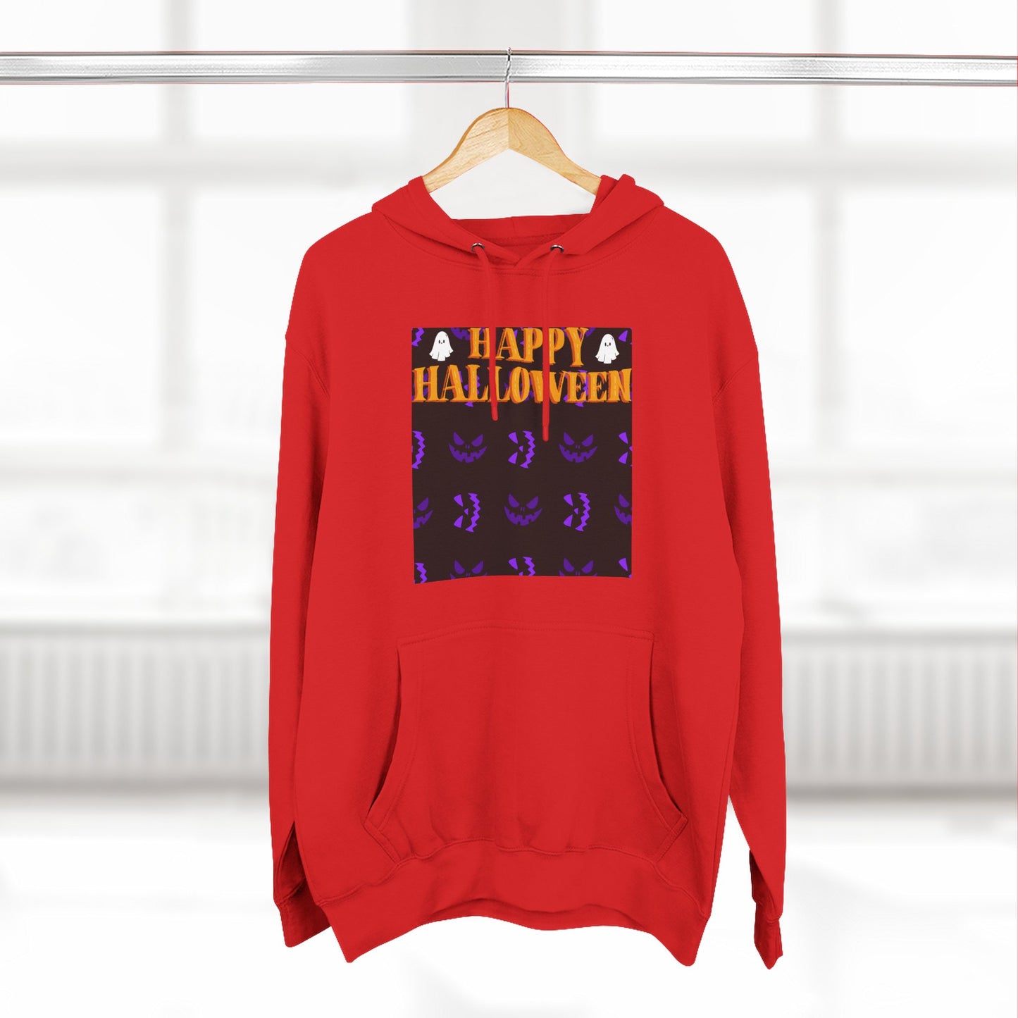 Halloween Fleece Hoodie, Cozy Fall Apparel, Unisex Halloween Clothing, Spooky Season Gift, Warm Fall Layers, Trick or Treat Hoodie