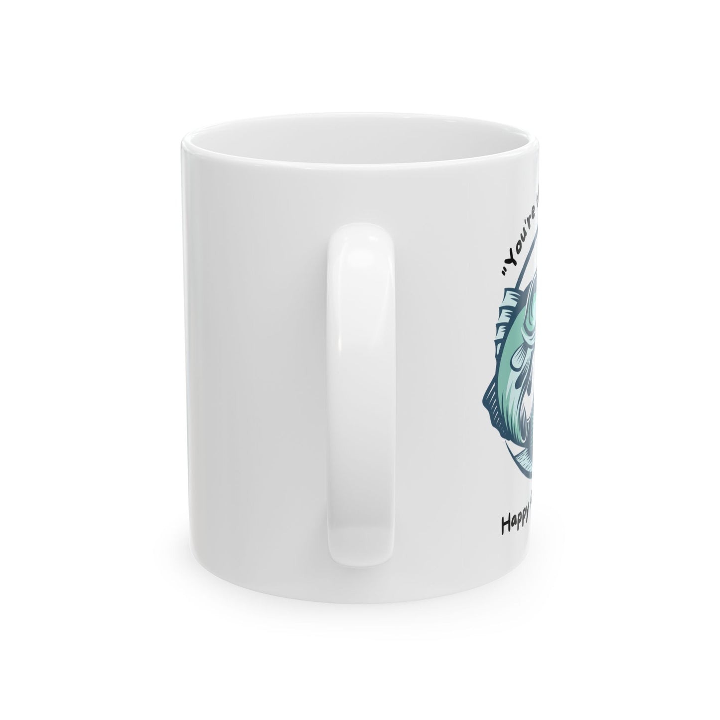 Happy Day Ceramic Mug - Whimsical Coffee Cup, Gift for Friends, Tea Lover's Delight, Unique Decor, Birthday Present