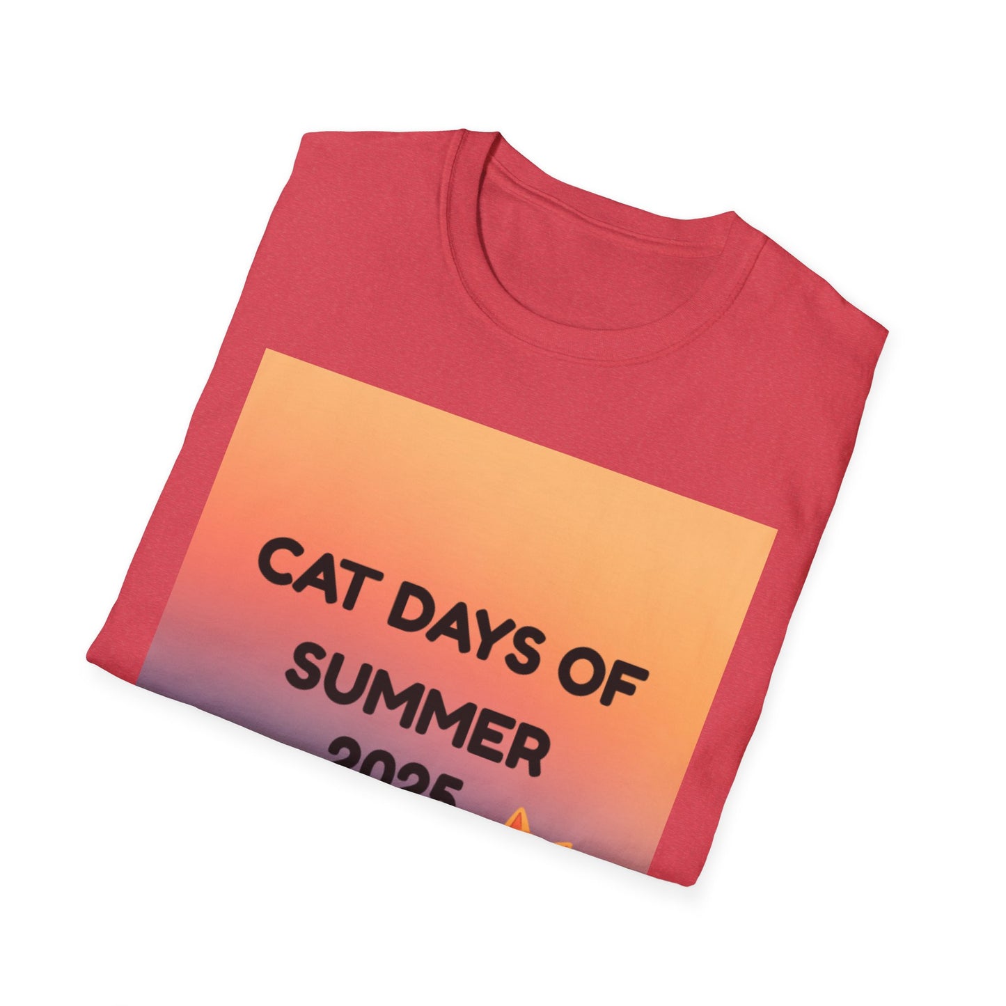Cat Days of Summer T-Shirt, Fun & Playful Tee for Cat Lovers, Summer Wear, Gift for Pet Owners, Cute Cat Shirt