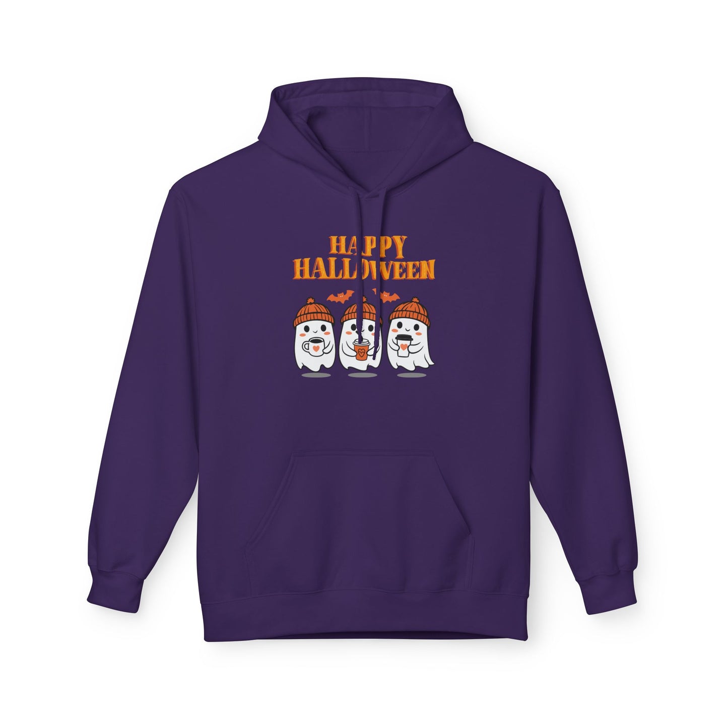 Halloween Ghosts Unisex Hoodie, Cozy Fall Apparel, Spooky Season Sweatshirt, Happy Halloween Gift, Cute Halloween Clothing