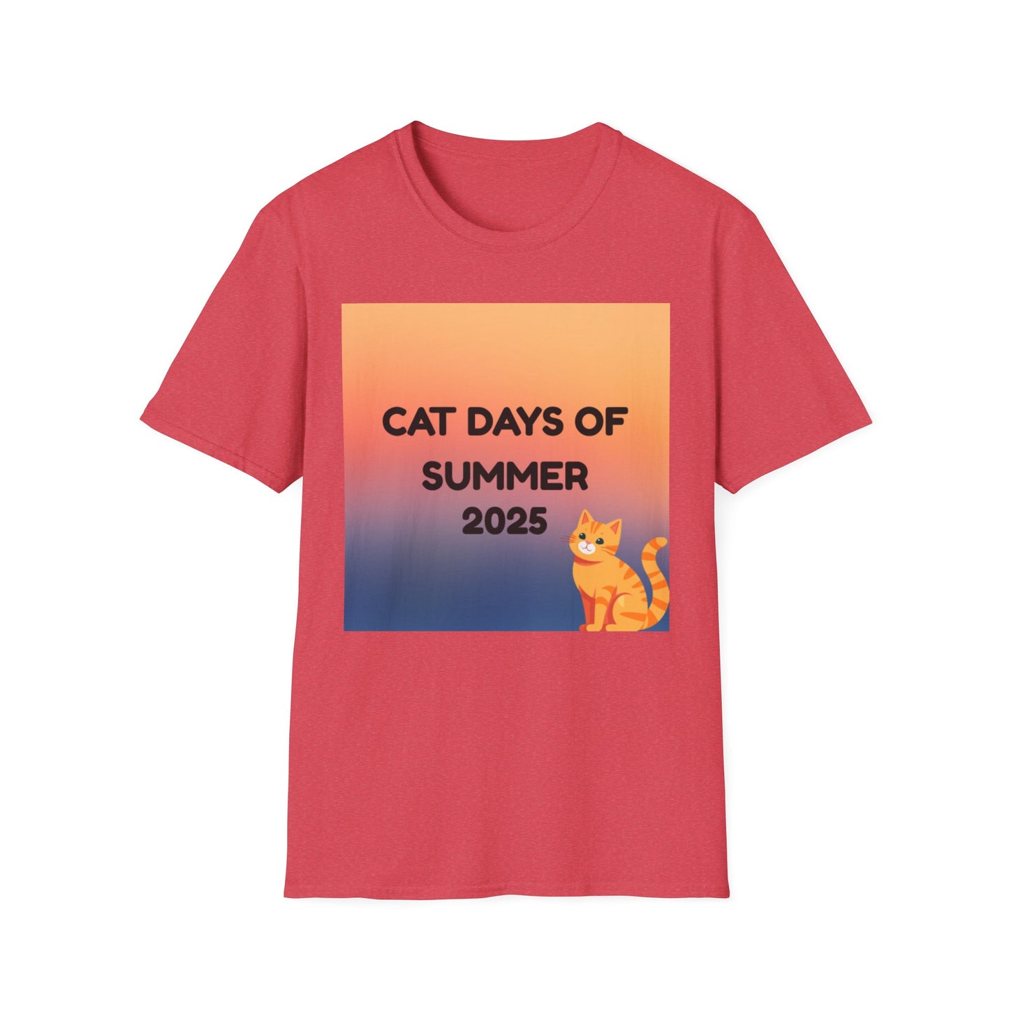 Cat Days of Summer T-Shirt, Fun & Playful Tee for Cat Lovers, Summer Wear, Gift for Pet Owners, Cute Cat Shirt