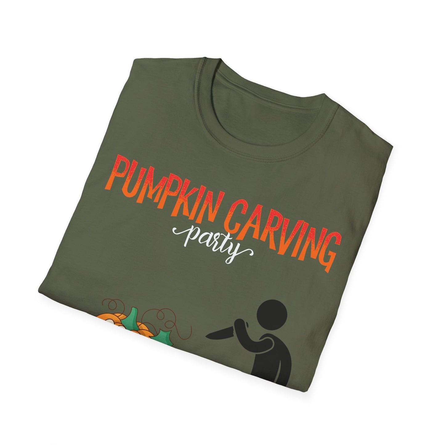 Funny Pumpkin Carving T-Shirt, Unisex Halloween Shirt, Fall Festivities Tee, Spooky Season Apparel, Quirky Halloween Gift