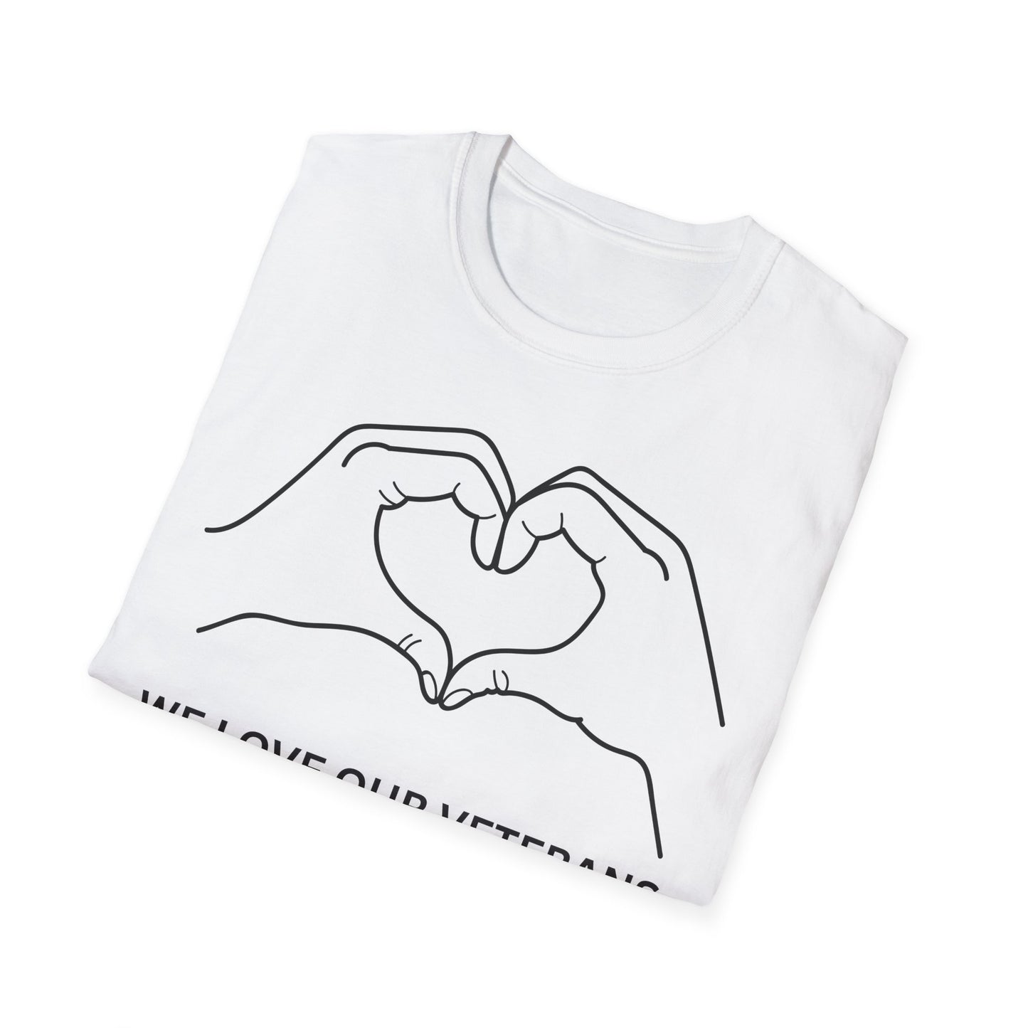 Unisex Compassionate T-Shirt, Support Our Veterans, Love Law Enforcement, Comfort Wear, Gift for Heroes