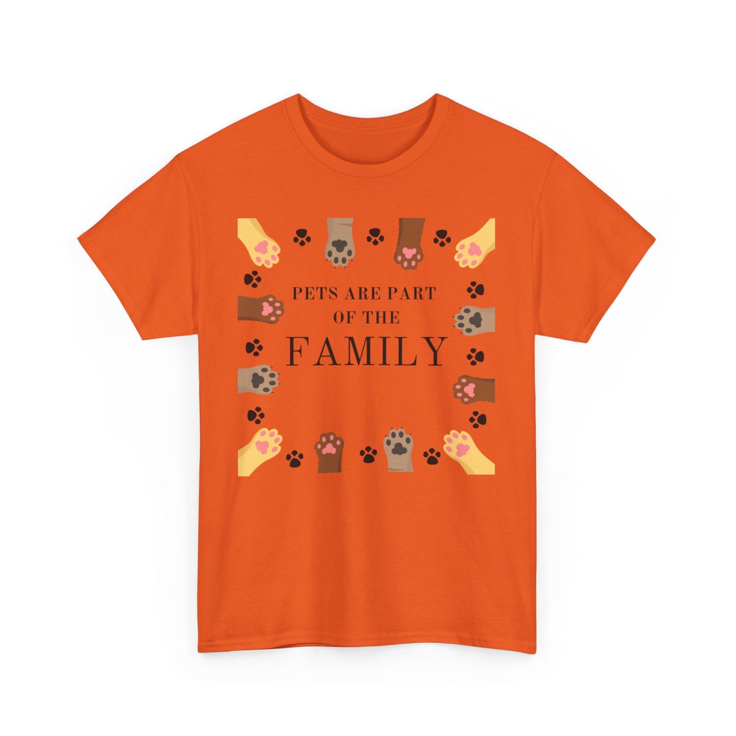 Pets Are Part of the Family Unisex Cotton Tee, Animal Lover Gift, Cute Pet Shirt, Family T-Shirt, Birthday, Pet Adoption