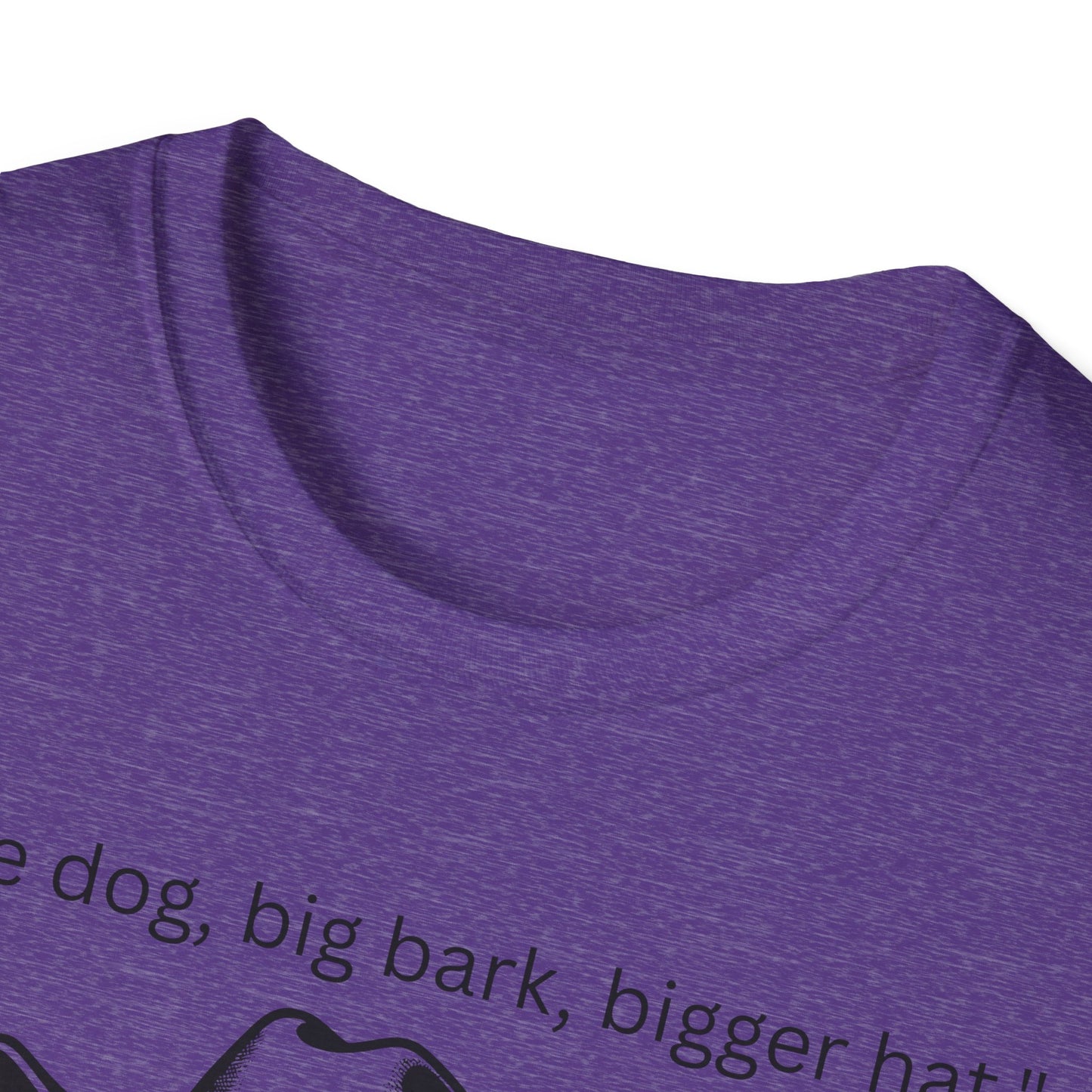 Little Dog Big Bark Unisex T-Shirt, Funny Dog Shirt, Pet Lover Gift, Cowboy Dog Tee, Cute Graphic Tee