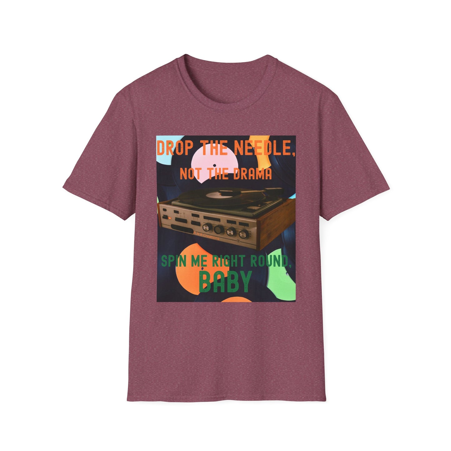 Retro Music Vibe Unisex T-Shirt, Perfect for Music Lovers, Gift for Vinyl Collectors, Casual Summer Wear, Party Tee, Unique Graphic Top