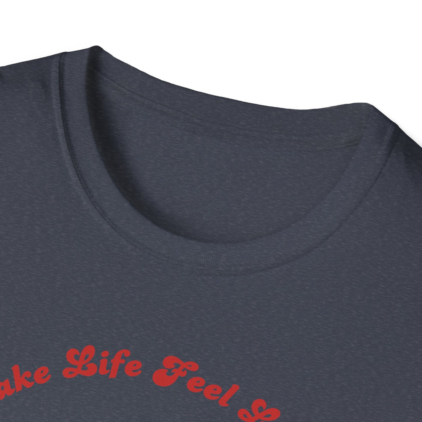 I Love You Graphic Tee — Romantic Red Script Chest Shirt