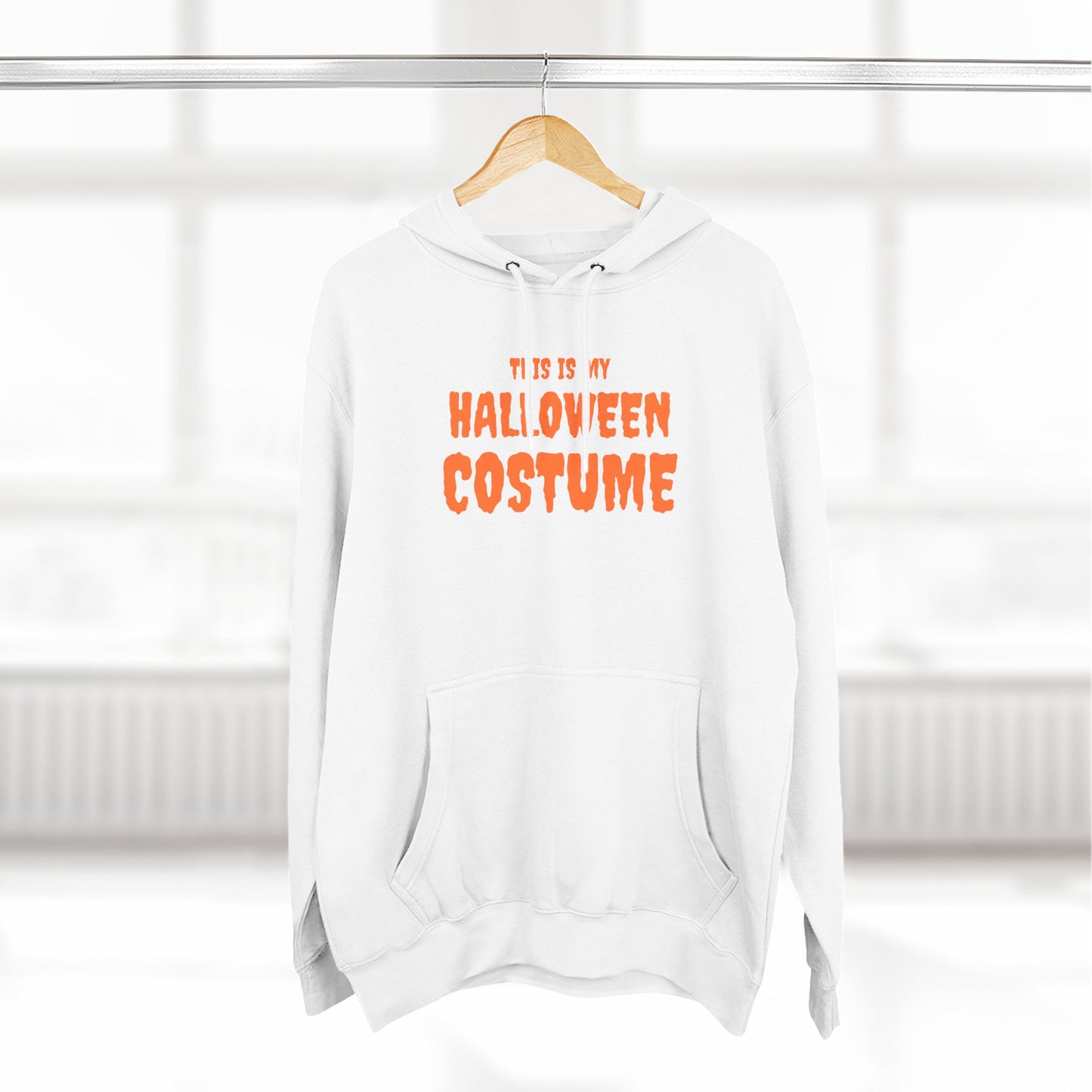 Halloween Costume Hoodie, Funny Costume Sweatshirt, Party Outfit, Fall Apparel, Trick or Treat, Spooky Season Fashion